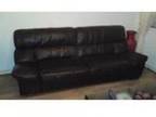DFS Brown Leather Sofa 2.5 years old I paid Â£700 for it....